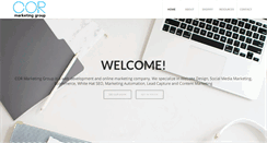 Desktop Screenshot of cormarketinggroup.com